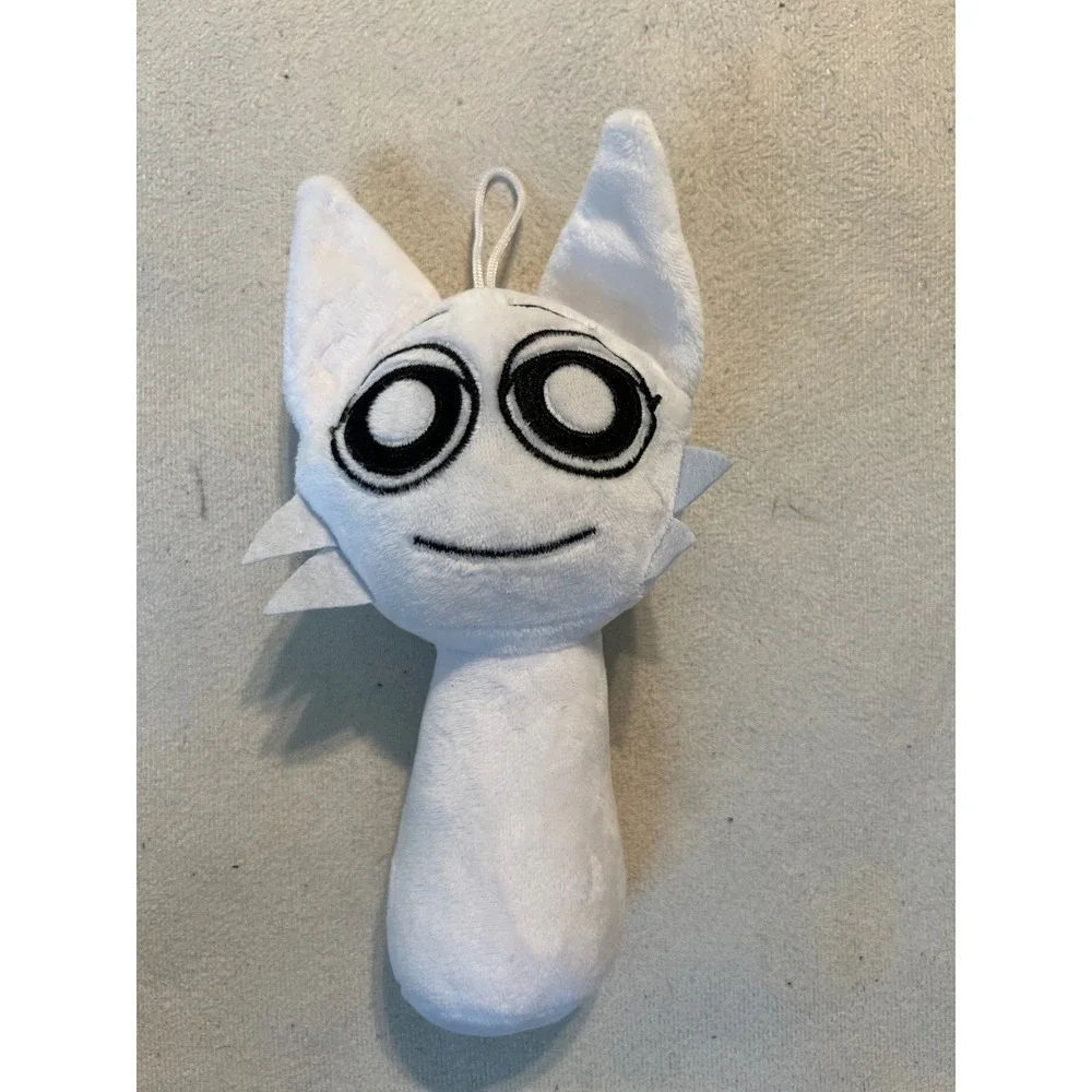 Sprunki Wenda Plush Toy White Music Game Character Stuffed Animal Collectible